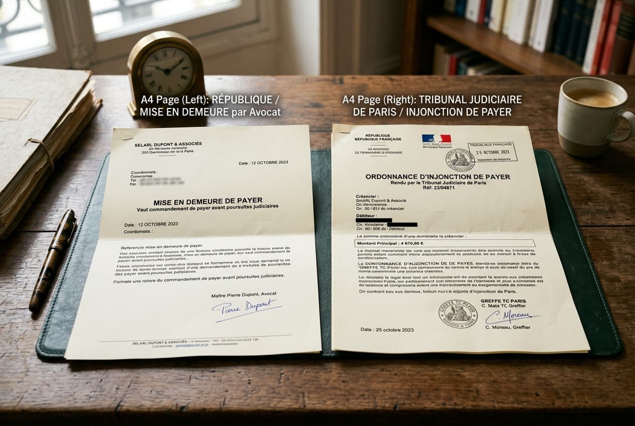 Mise en demeure ou injonction de payer : le choix décisif