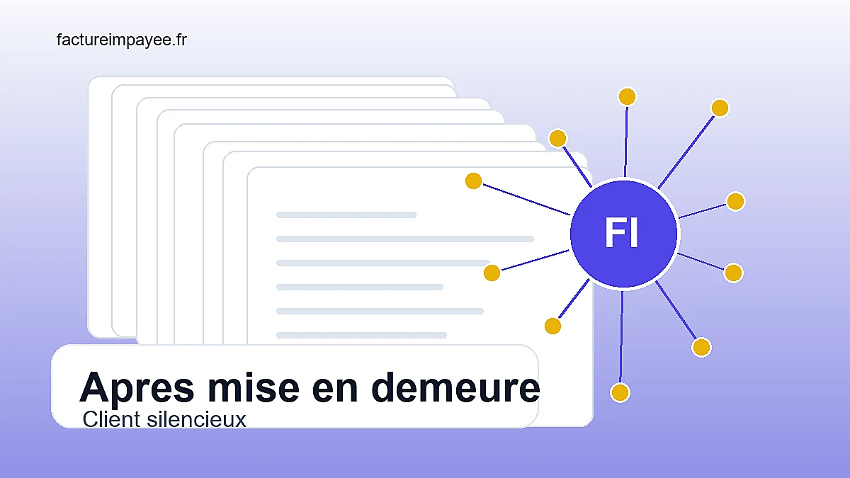 Après mise en demeure : client ne paie pas