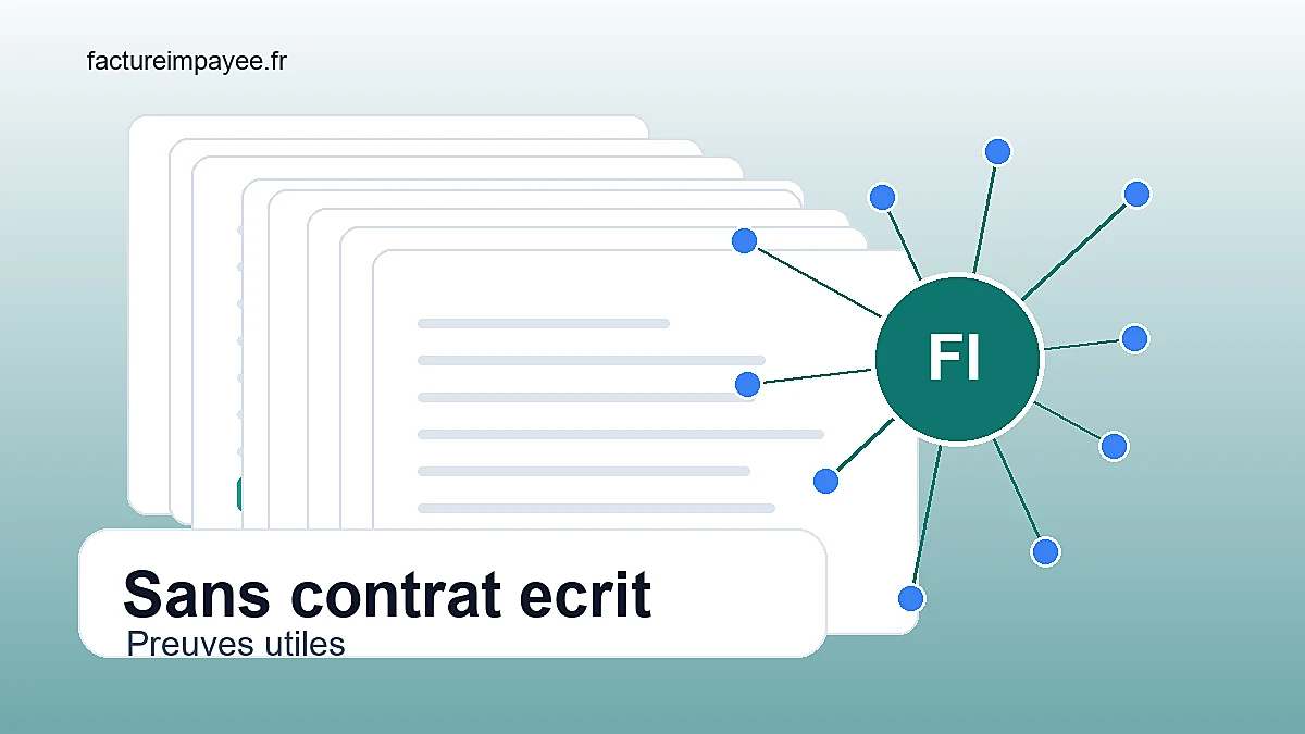Facture impayée sans contrat écrit