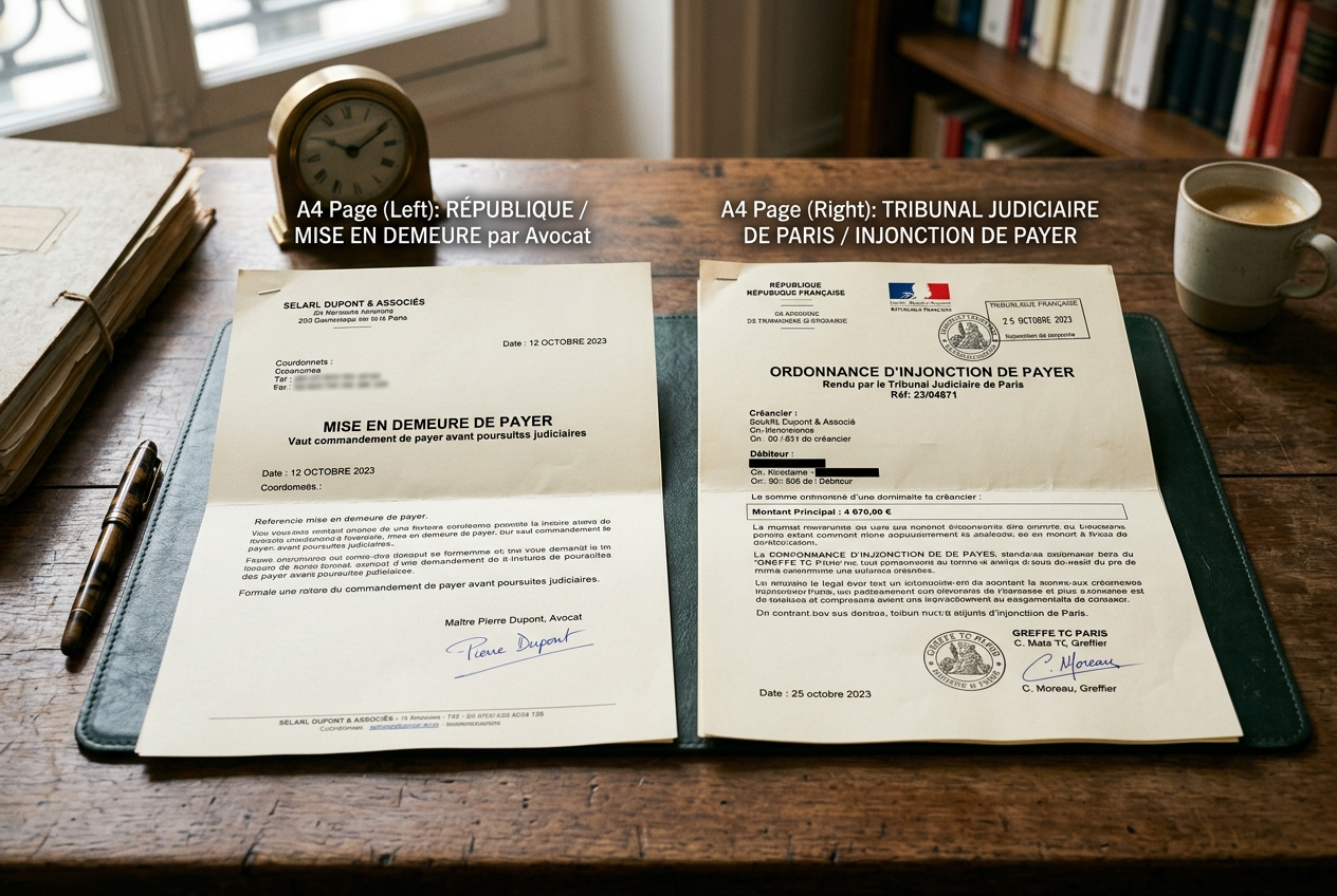 Mise en demeure ou injonction de payer : le choix décisif