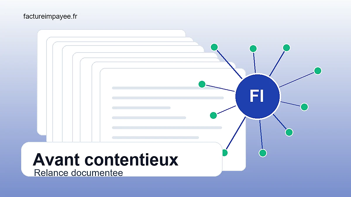 Relance facture impayée avant contentieux
